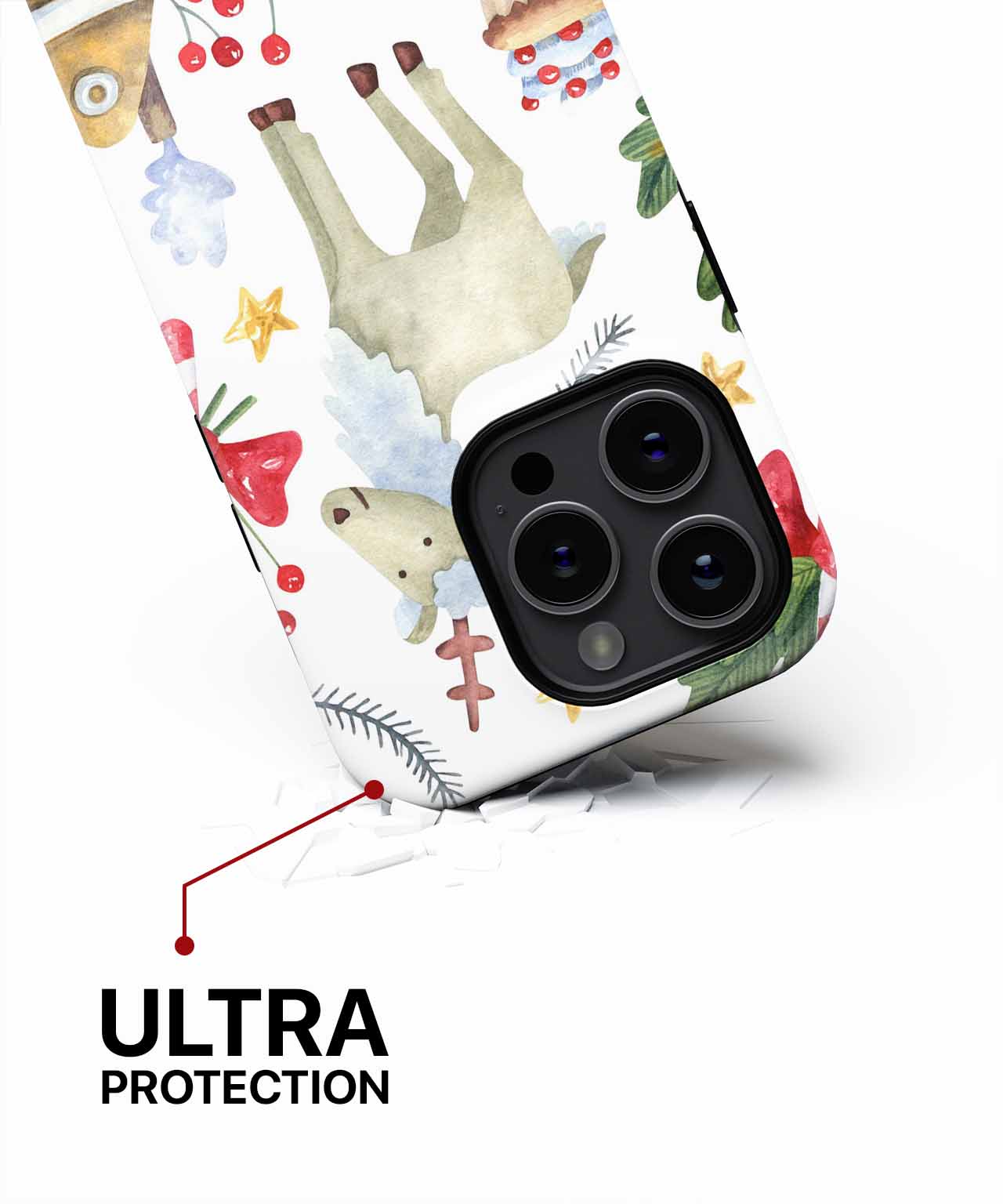 Cheerful Reindeer Among Holiday Treats iPhone case Case Cazify - Delivery Canada