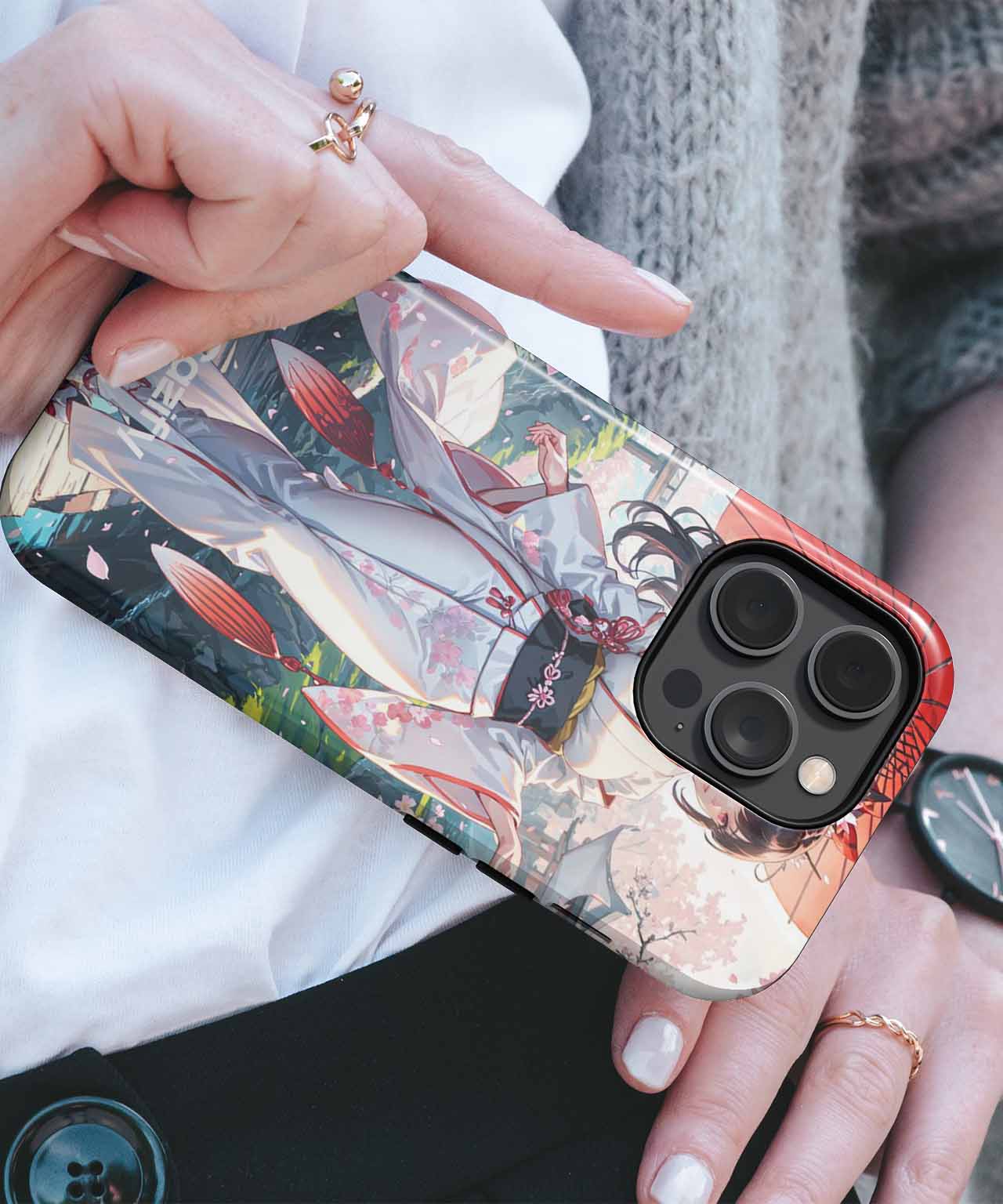 Cherry Blossom Dreaming in Bloom iPhone case Case Cazify - Delivery Canada