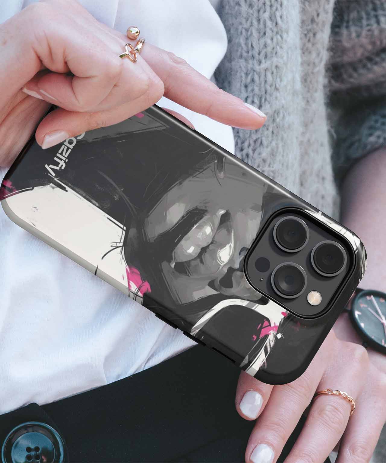 Chic Bold Expression with a Twist iPhone case Case Cazify - Delivery Canada