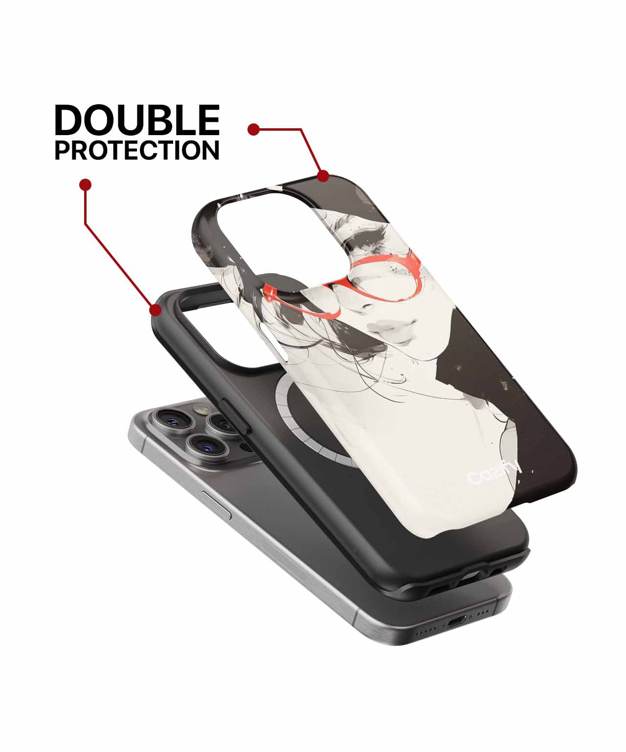 Chic Quirky Red Glasses Vibe iPhone case Case Cazify - Delivery Canada