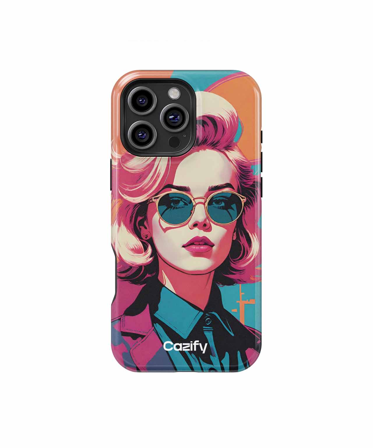 Chic Retro Vibes with a Twist iPhone case Case Cazify - Delivery Canada