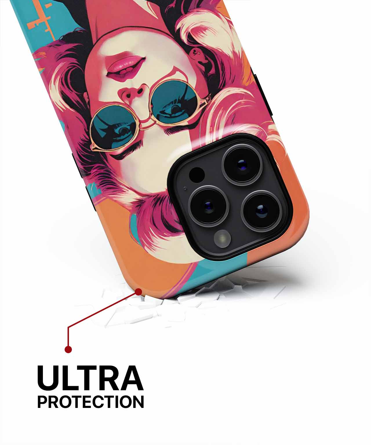 Chic Retro Vibes with a Twist iPhone case Case Cazify - Delivery Canada