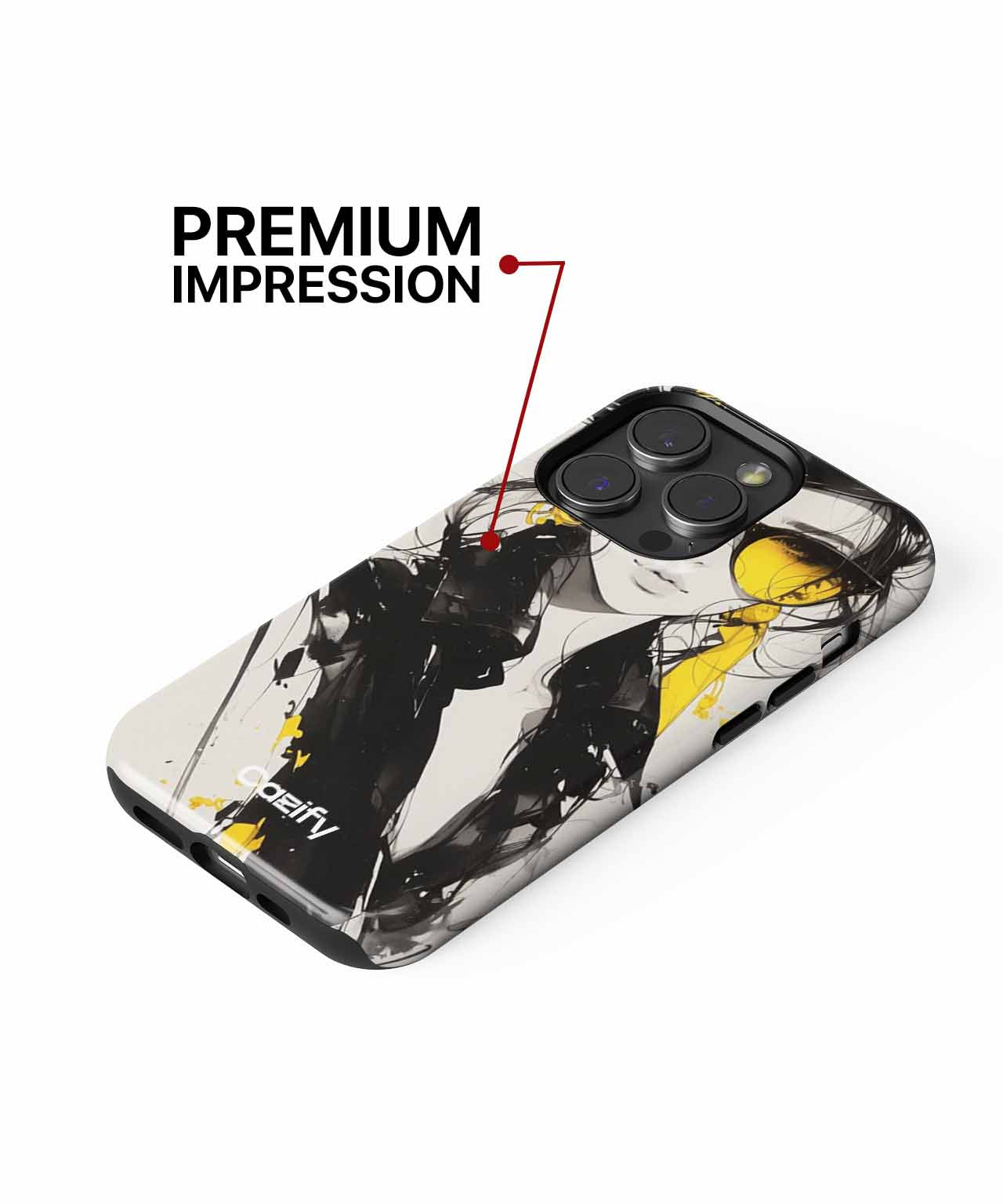 Chic Sassy Style with Yellow Shades iPhone case Case Cazify - Delivery Canada