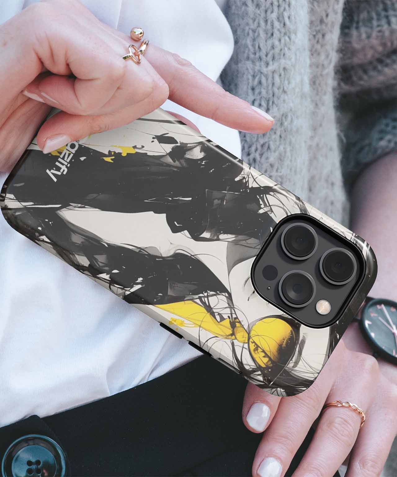 Chic Sassy Style with Yellow Shades iPhone case Case Cazify - Delivery Canada