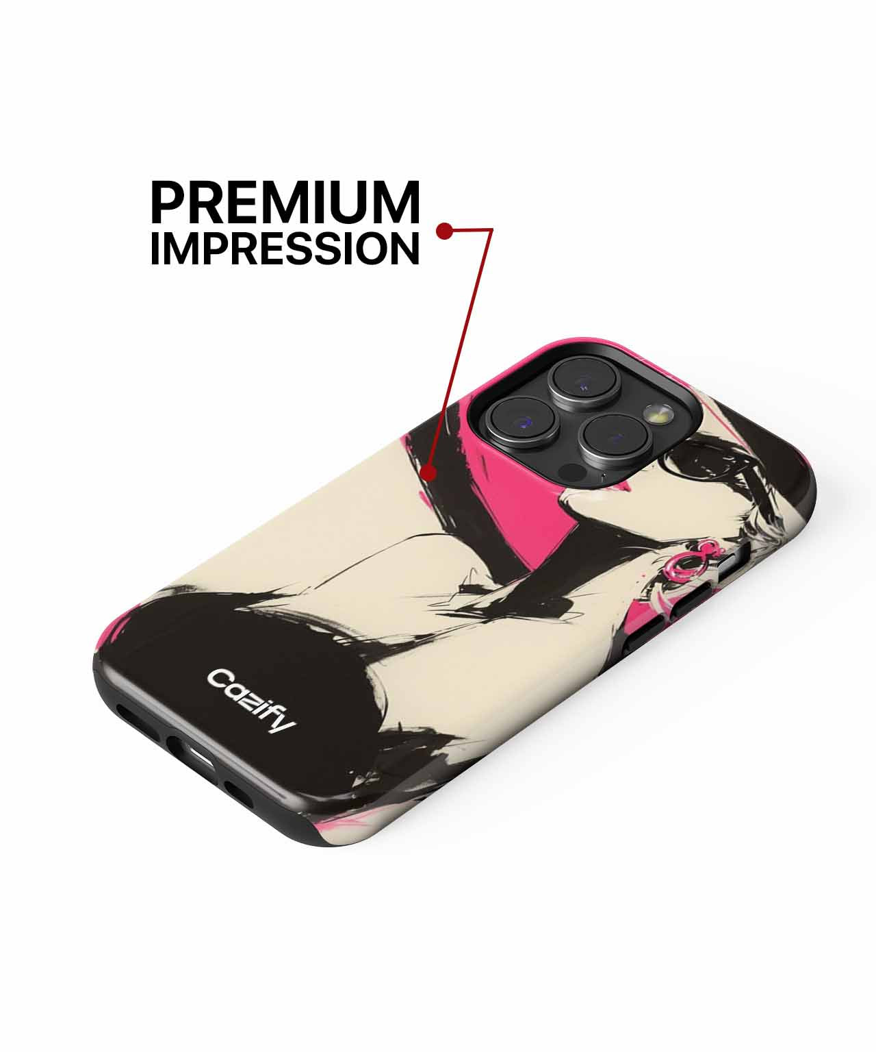 Chic Summer Diva in Oversized Hat iPhone case Case Cazify - Delivery Canada