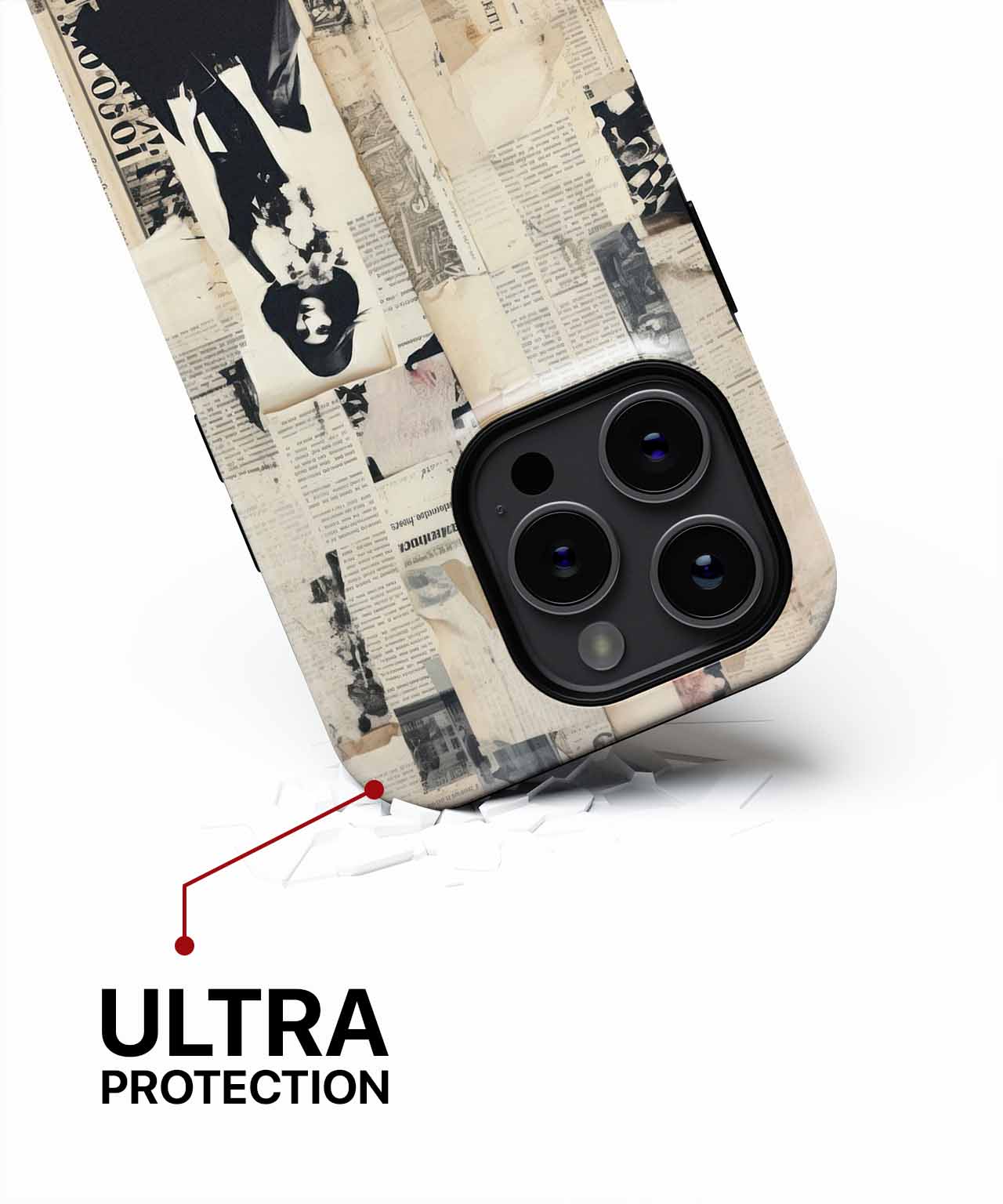 Chic vintage collage with a twist iPhone case Case Cazify - Delivery Canada