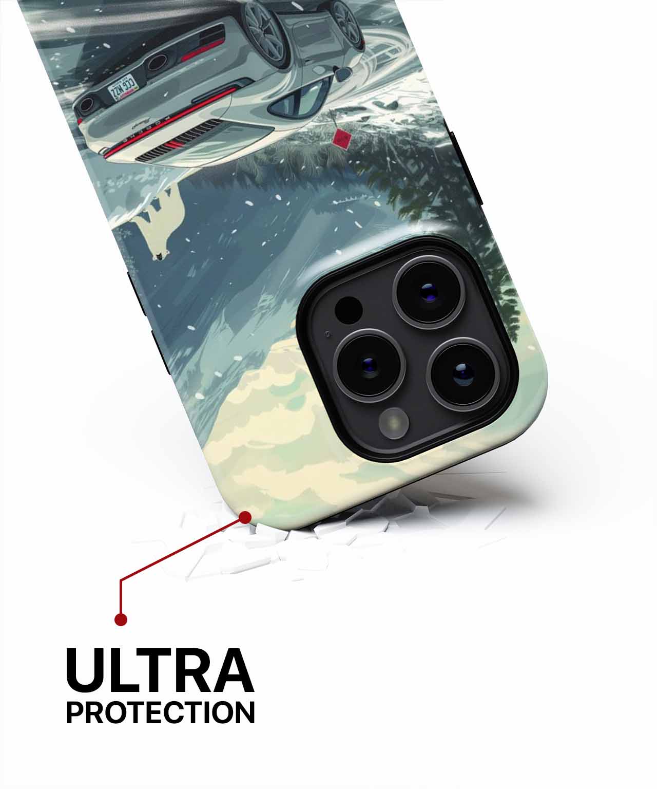 Chilly Mountain Drive with Sporty Style iPhone case Case Cazify - Delivery Canada