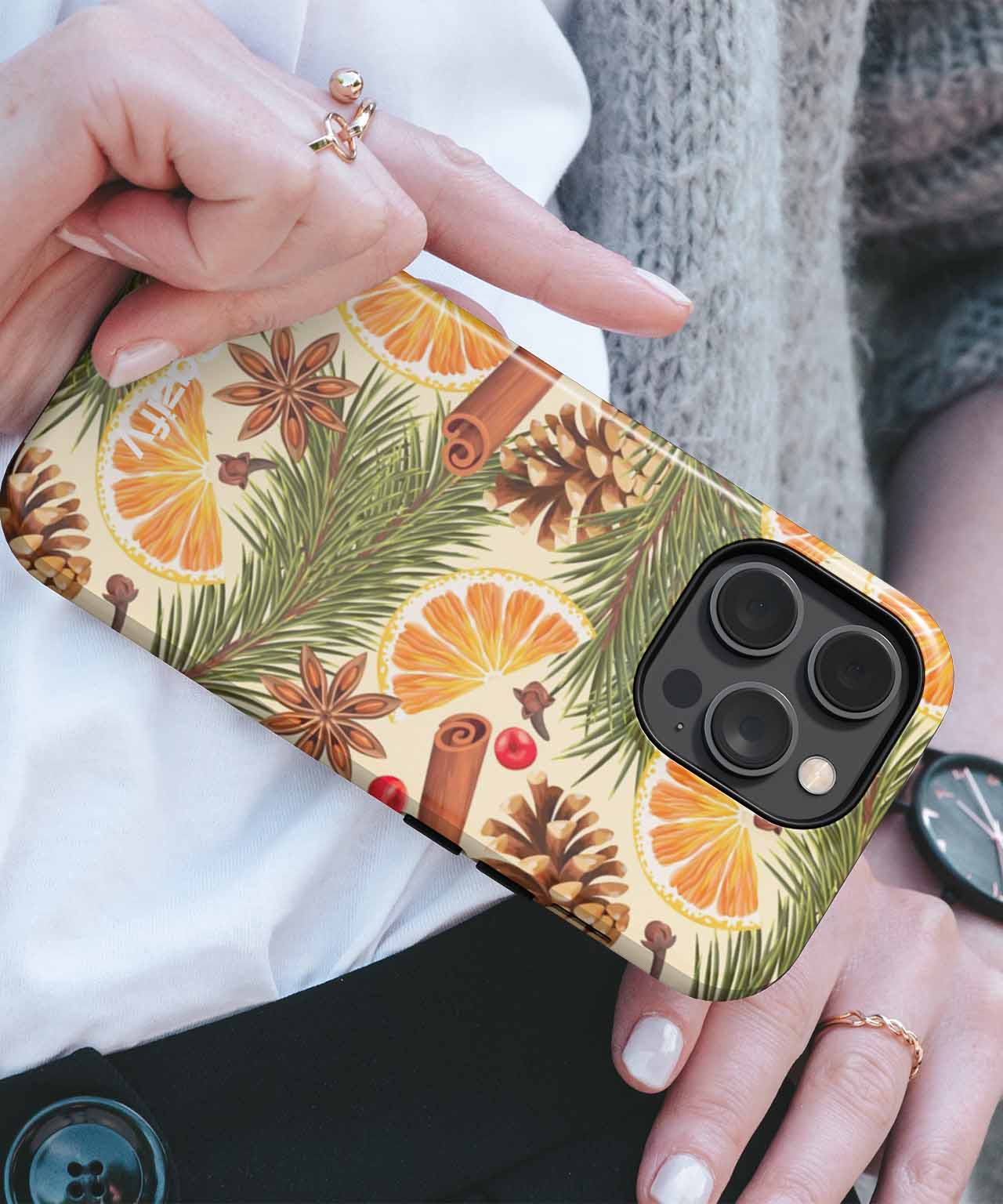Citrus Spice Winter Wonderland iPhone case Case Cazify - Delivery Canada