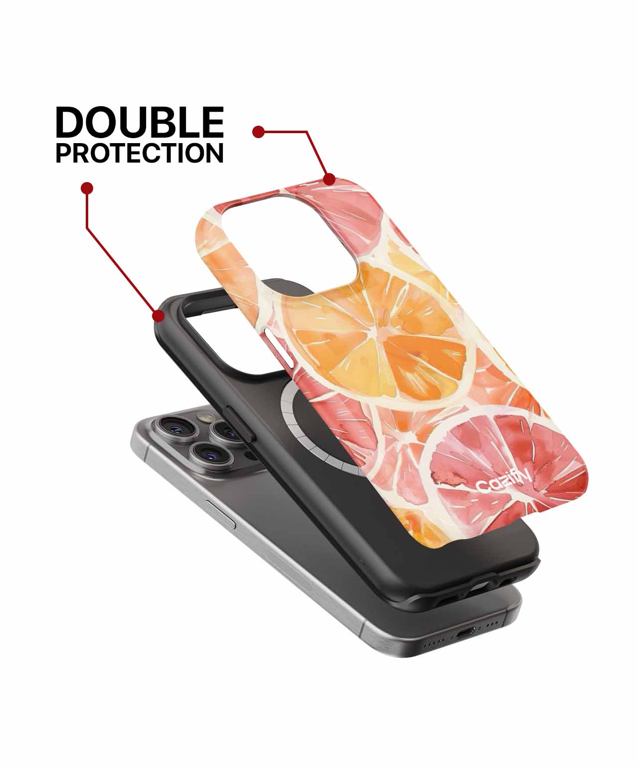 Citrusy Delight with a Splash of Fun iPhone case Case Cazify - Delivery Canada