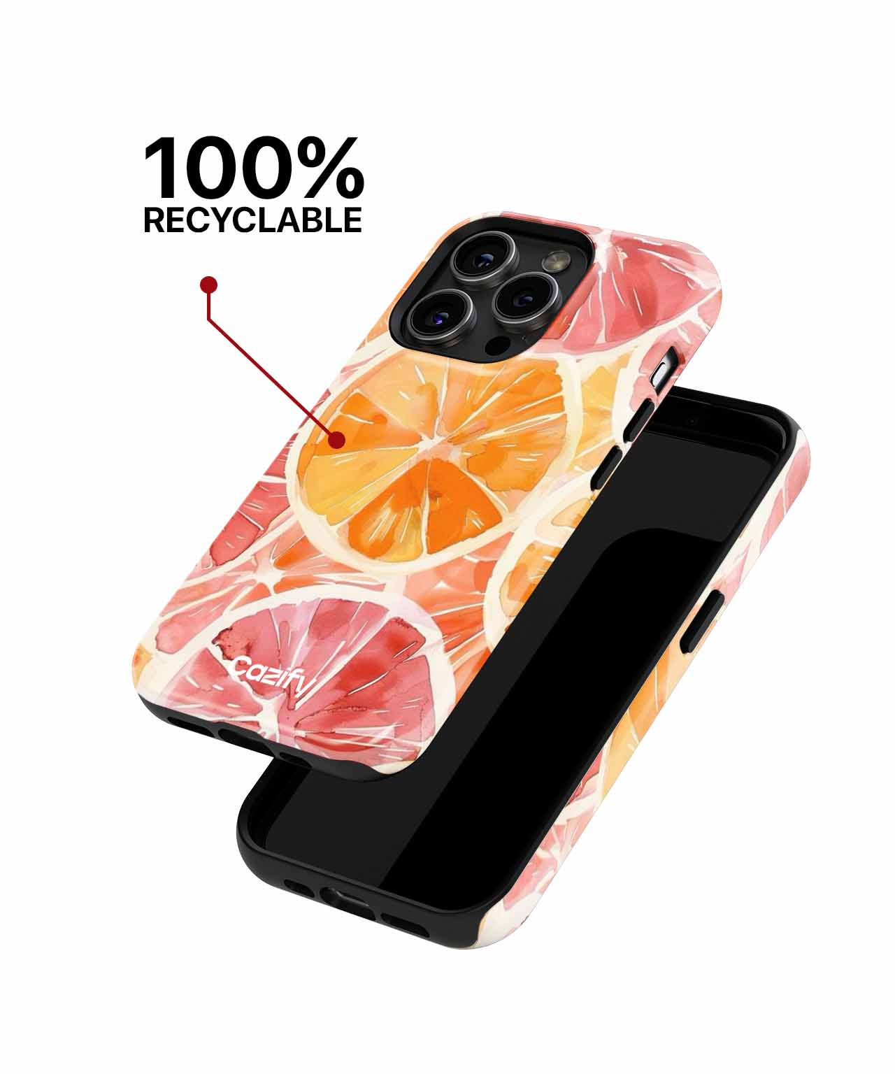 Citrusy Delight with a Splash of Fun iPhone case Case Cazify - Delivery Canada