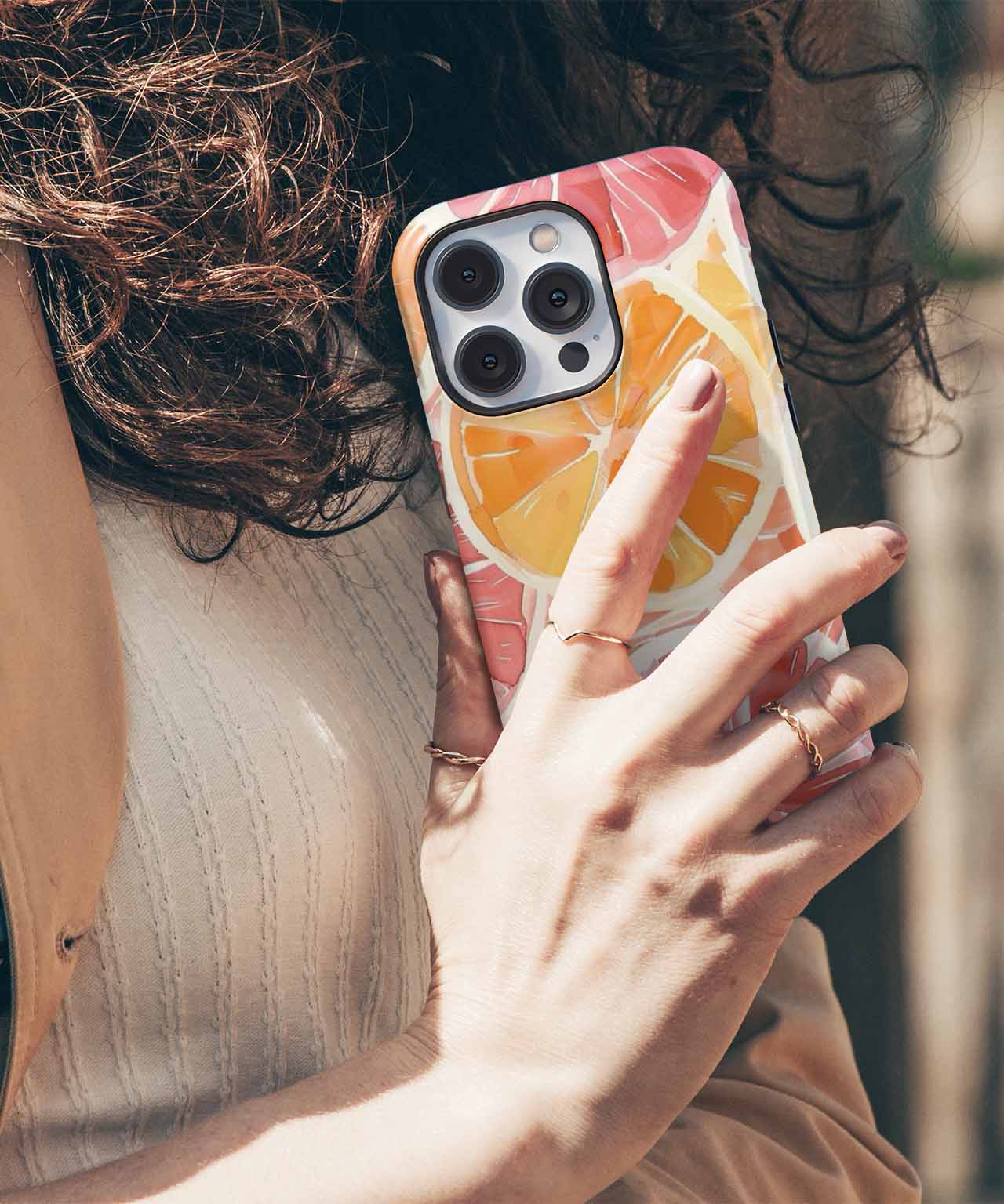 Citrusy Delight with a Splash of Fun iPhone case Case Cazify - Delivery Canada