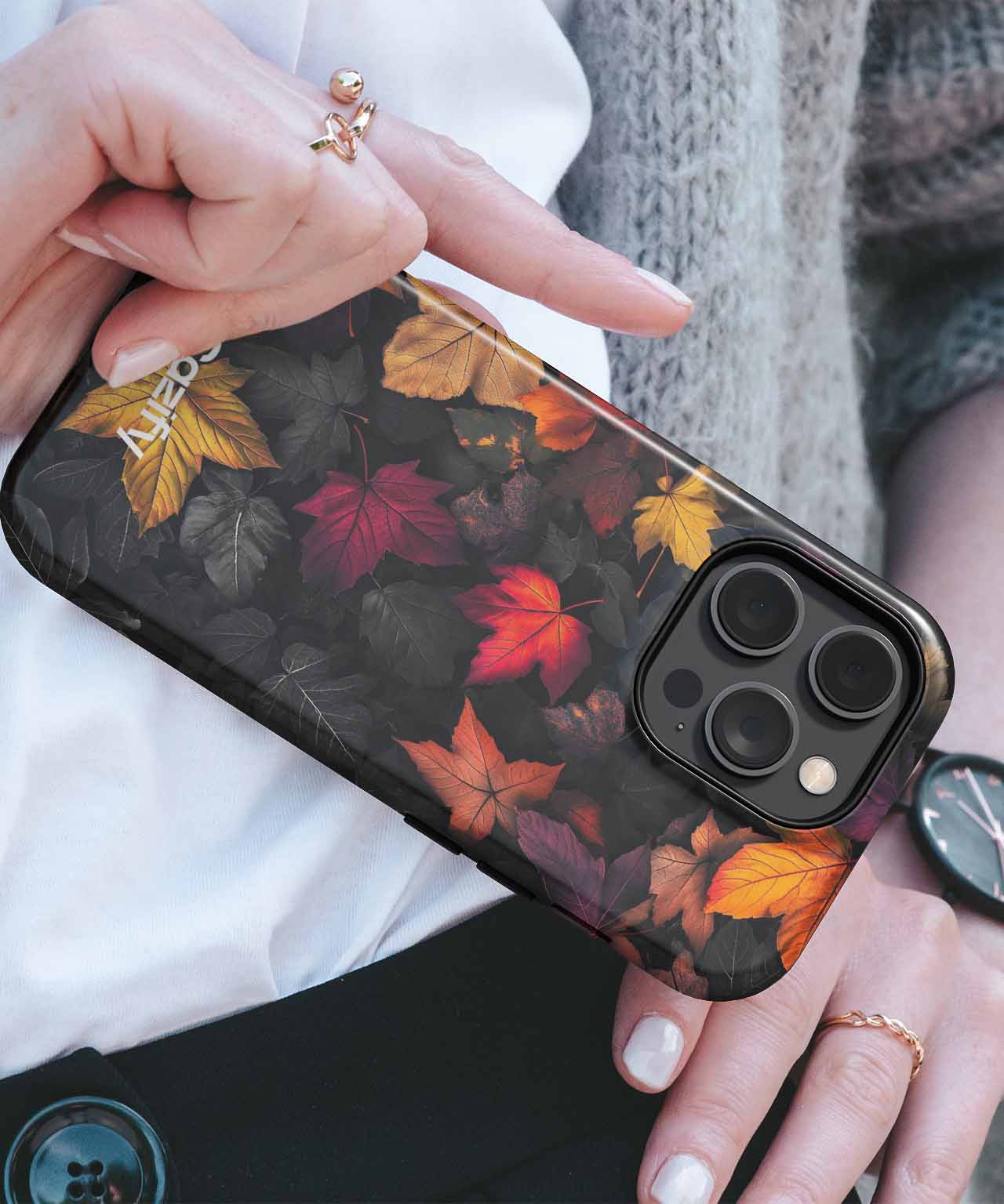 Colorful Autumn Leaves Extravaganza iPhone case Case Cazify - Delivery Canada