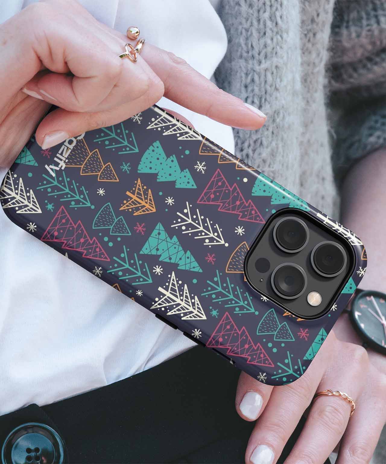 Colorful Christmas Tree Wonderland iPhone case Case Cazify - Delivery Canada