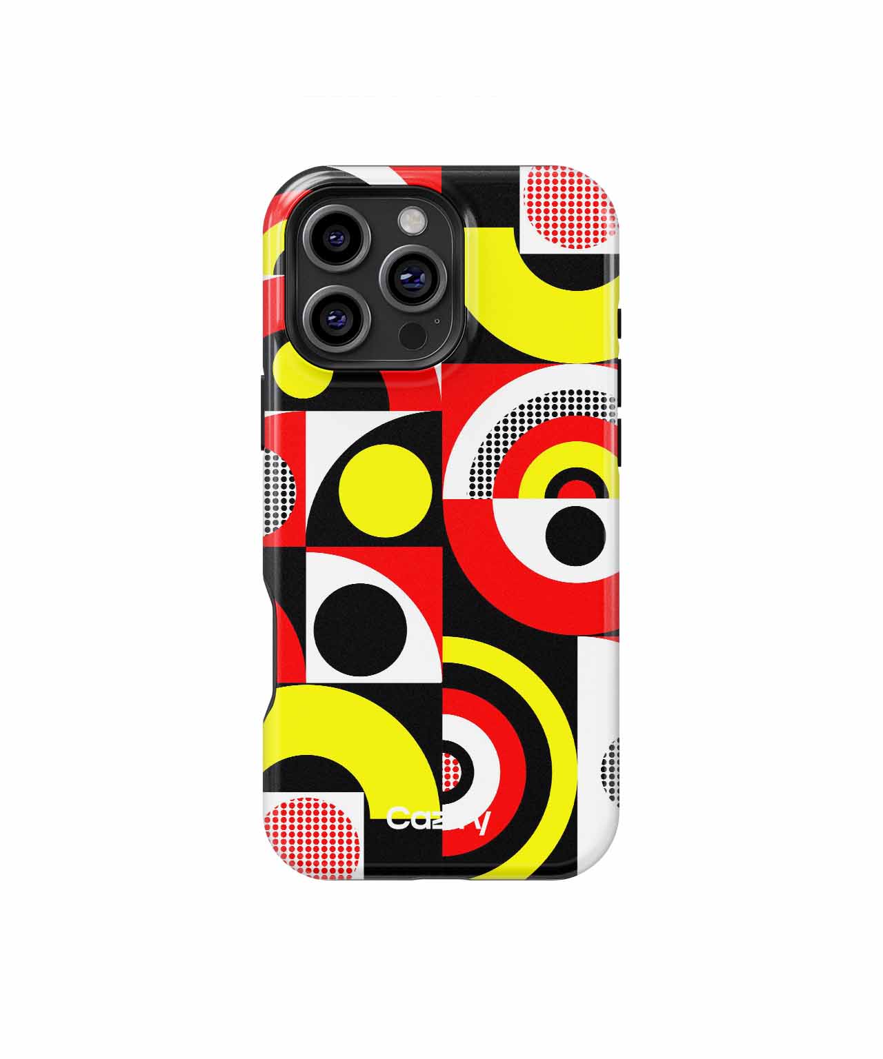 Colorful Circles in Squiggly Patterns iPhone case Case Cazify - Delivery Canada