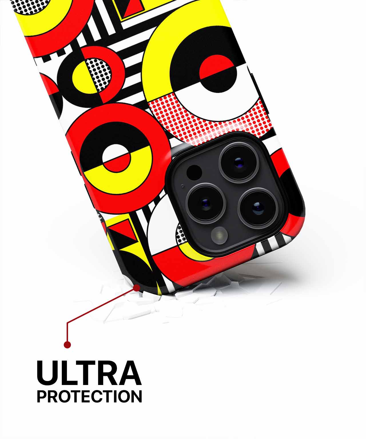 Colorful Circular Chaos with Fun Patterns iPhone case Case Cazify - Delivery Canada