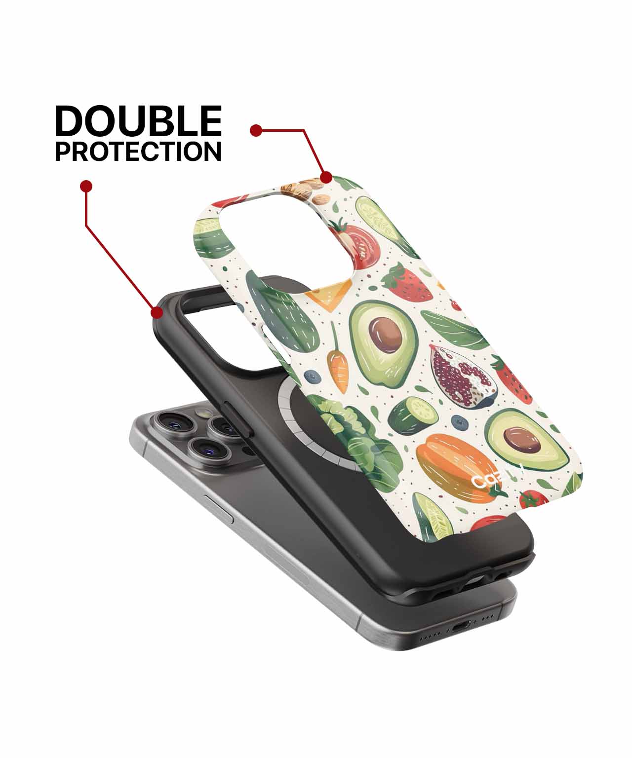 Colorful Crunchy Garden Party iPhone case Case Cazify - Delivery Canada