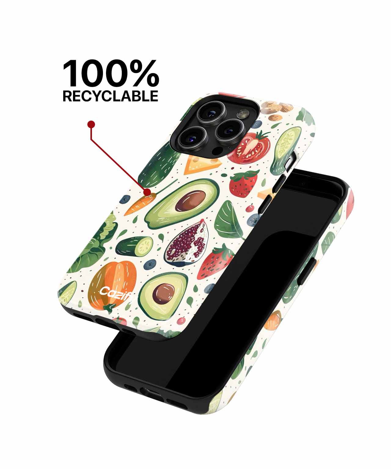Colorful Crunchy Garden Party iPhone case Case Cazify - Delivery Canada