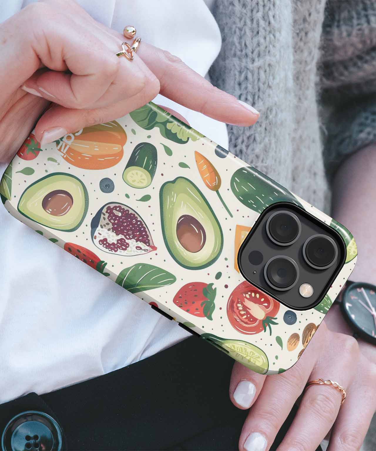 Colorful Crunchy Garden Party iPhone case Case Cazify - Delivery Canada