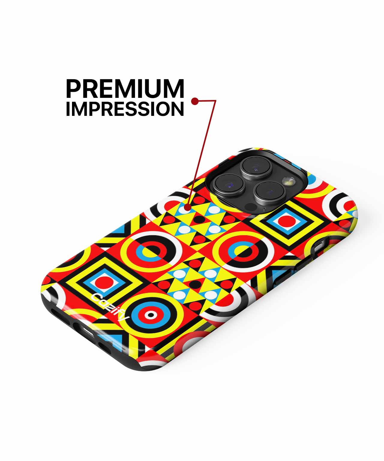 Colorful Geometric Fiesta of Fun iPhone case Case Cazify - Delivery Canada