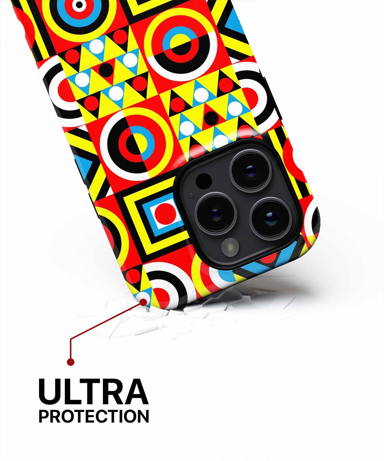 Colorful Geometric Fiesta of Fun iPhone case Case Cazify - Delivery Canada