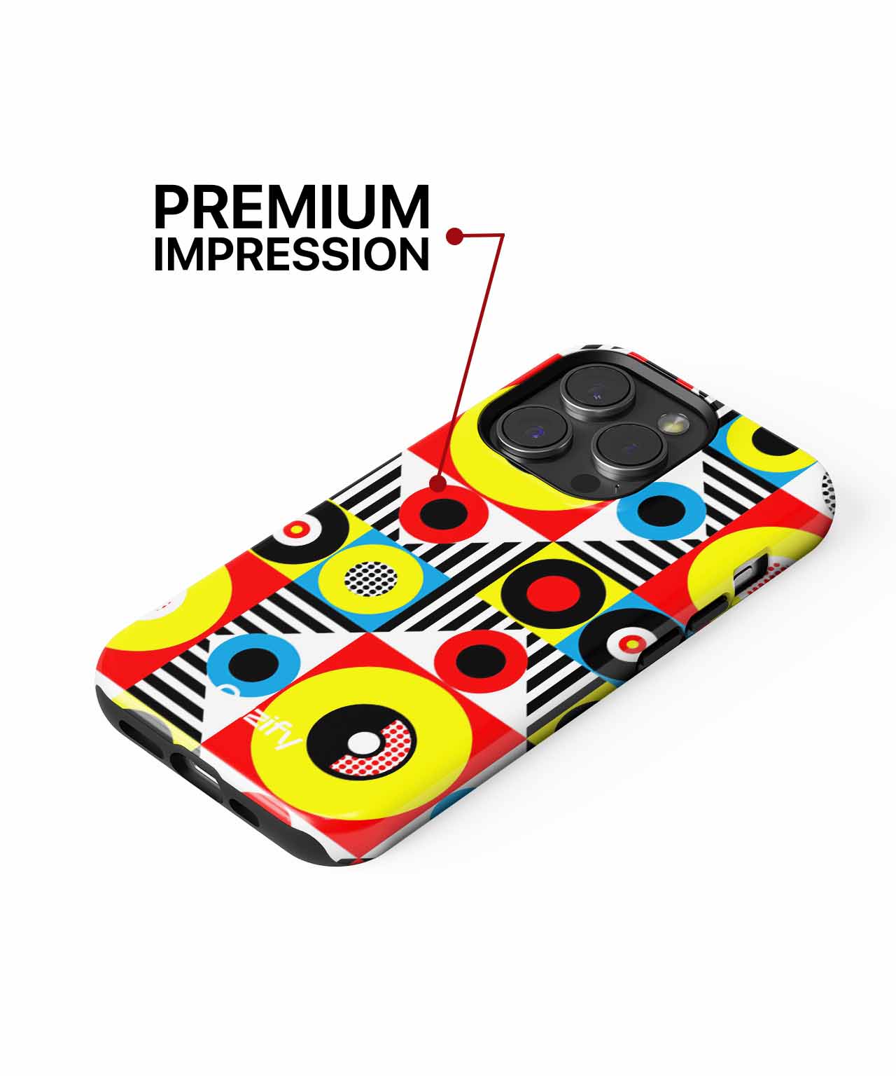 Colorful Geometric Fun Explosion iPhone case Case Cazify - Delivery Canada