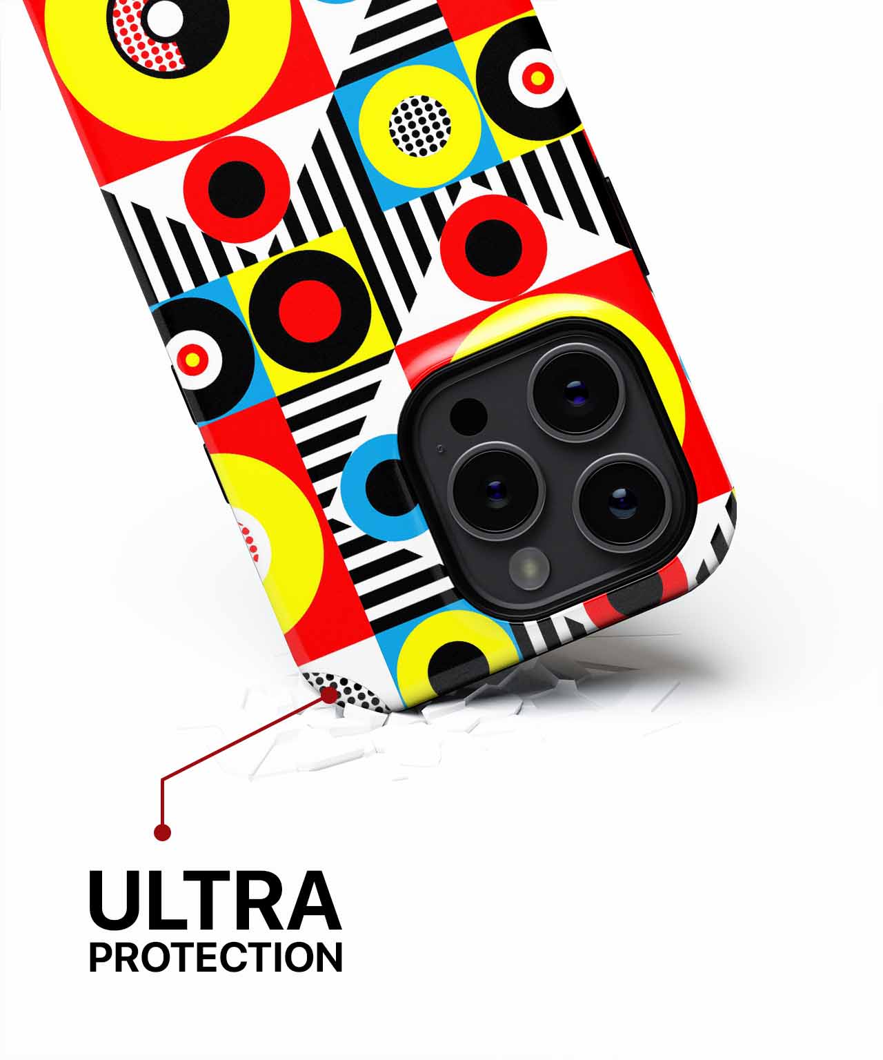 Colorful Geometric Fun Explosion iPhone case Case Cazify - Delivery Canada