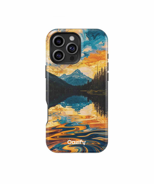 Colorful Reflections of Nature's Masterpiece iPhone case Case Cazify - Delivery Canada