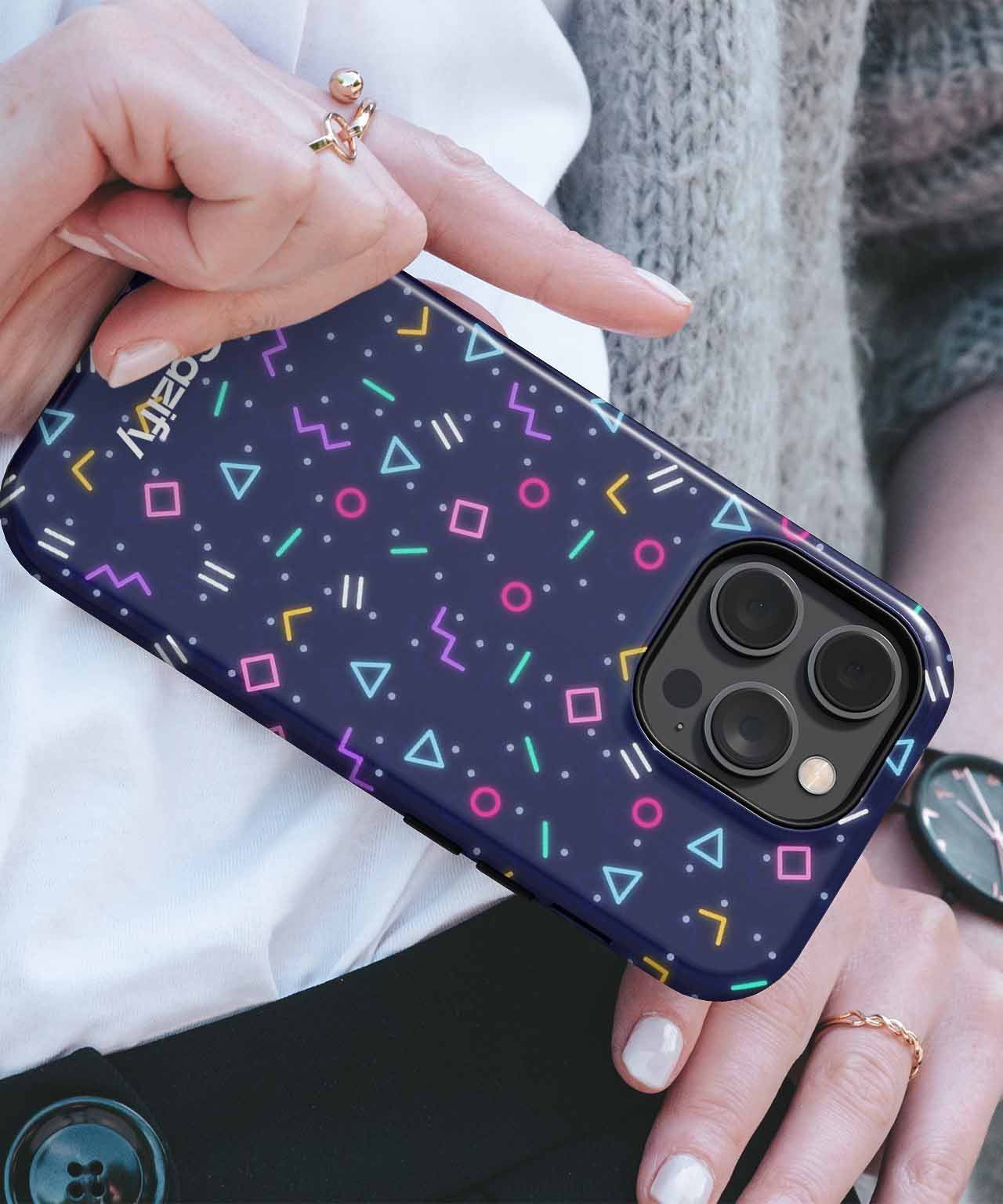 Colorful Retro Party Vibes iPhone case Case Cazify - Delivery Canada