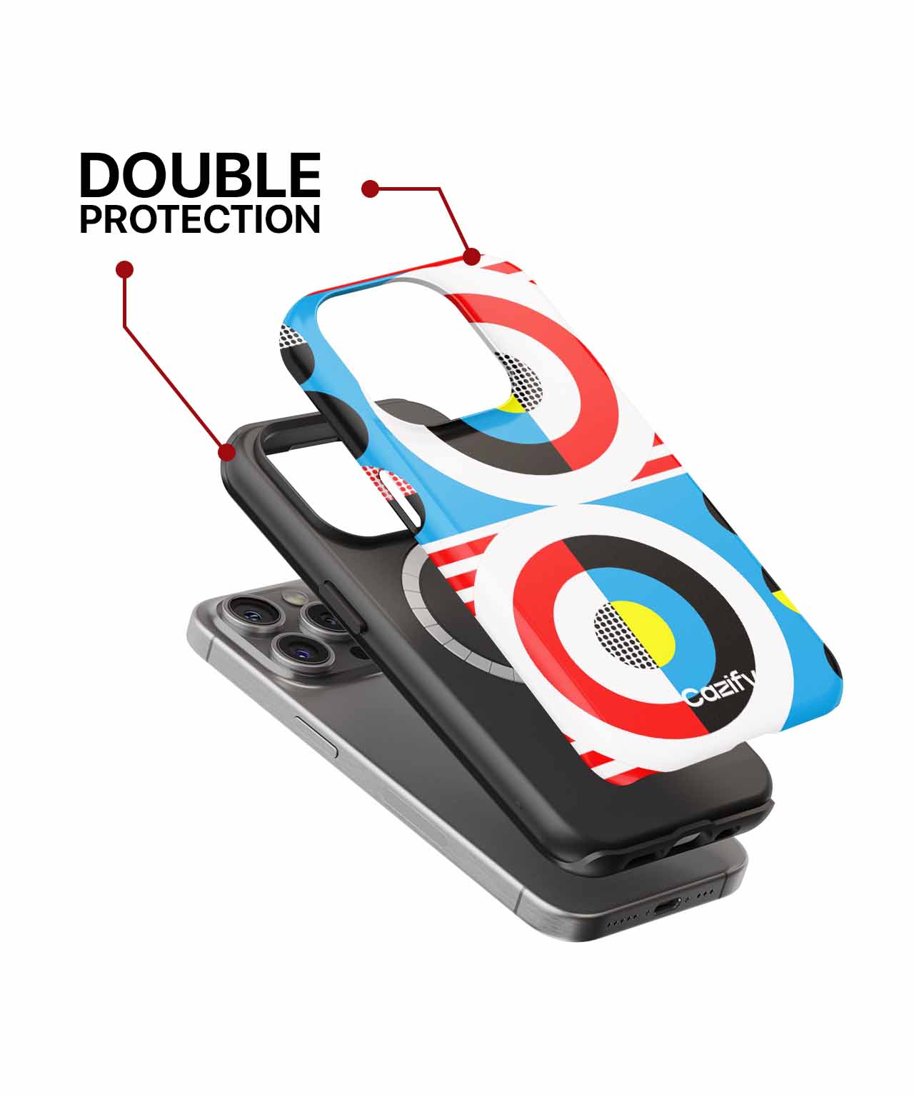 Colorful Target Party Vibes iPhone case Case Cazify - Delivery Canada