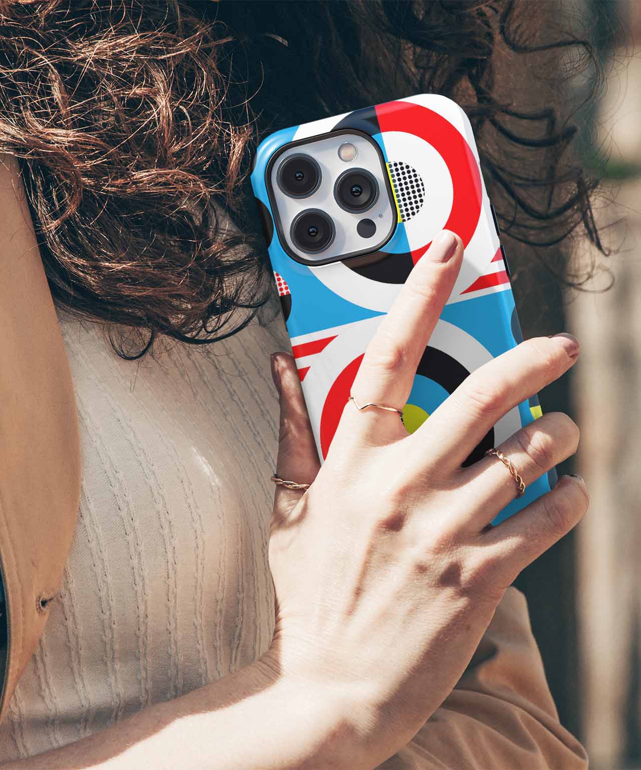 Colorful Target Party Vibes iPhone case Case Cazify - Delivery Canada
