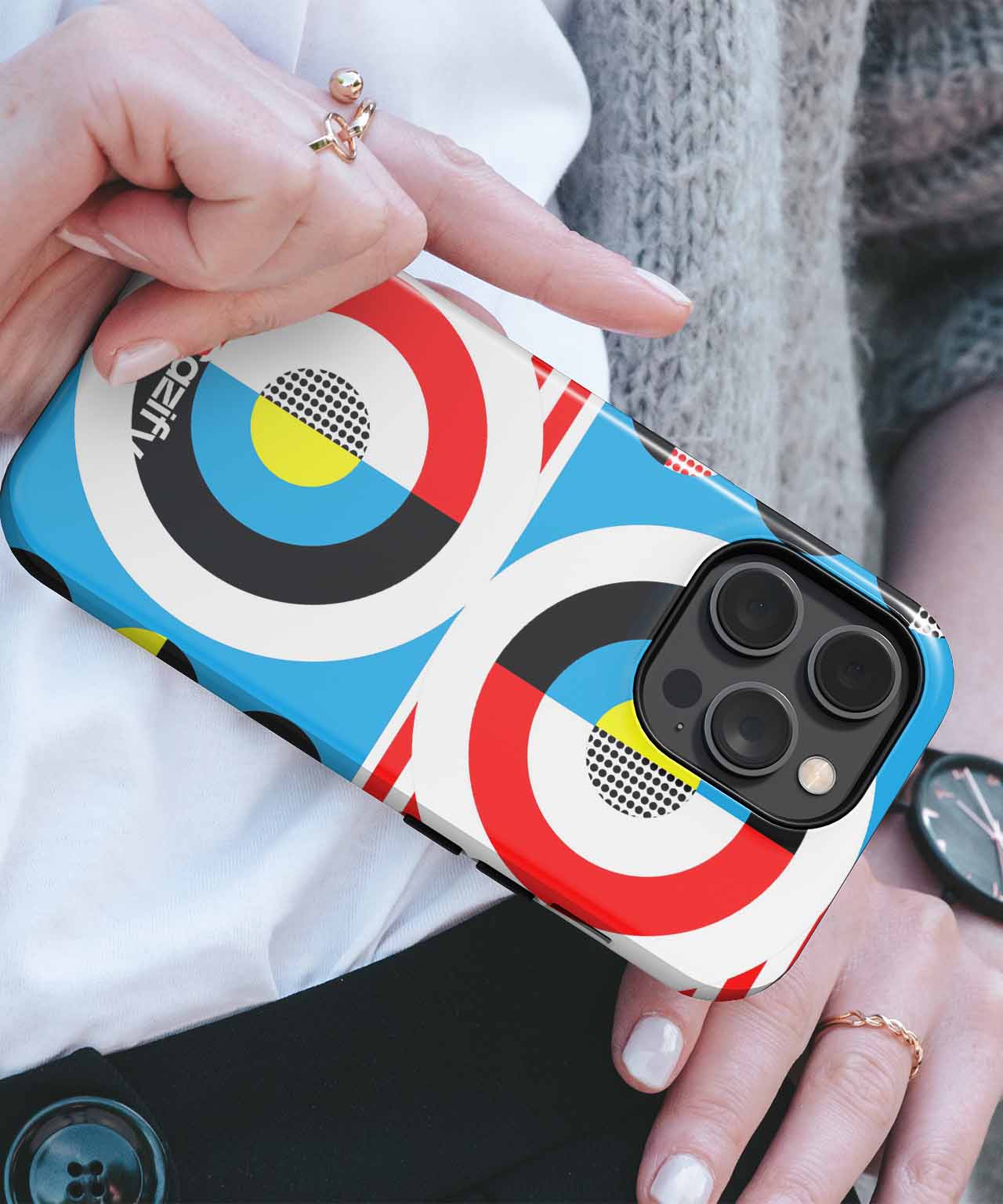 Colorful Target Party Vibes iPhone case Case Cazify - Delivery Canada