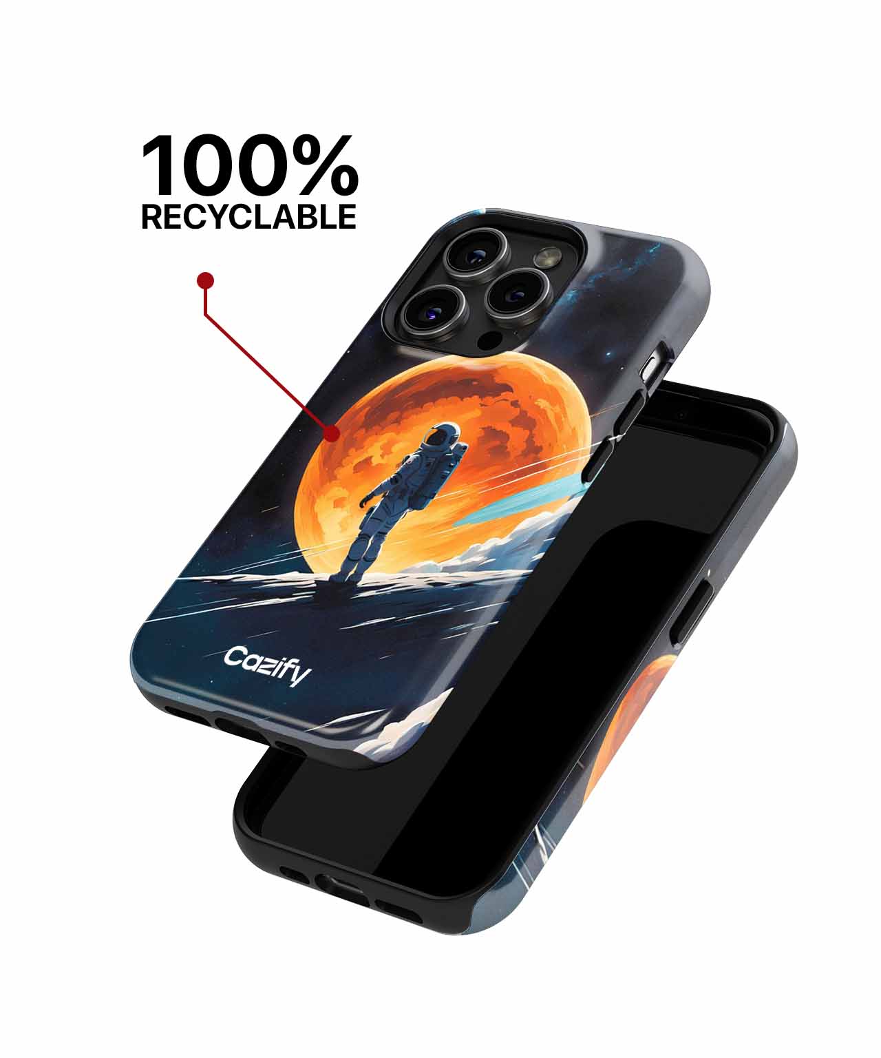 Cosmic Adventure of the Spacewalker iPhone case Case Cazify - Delivery Canada