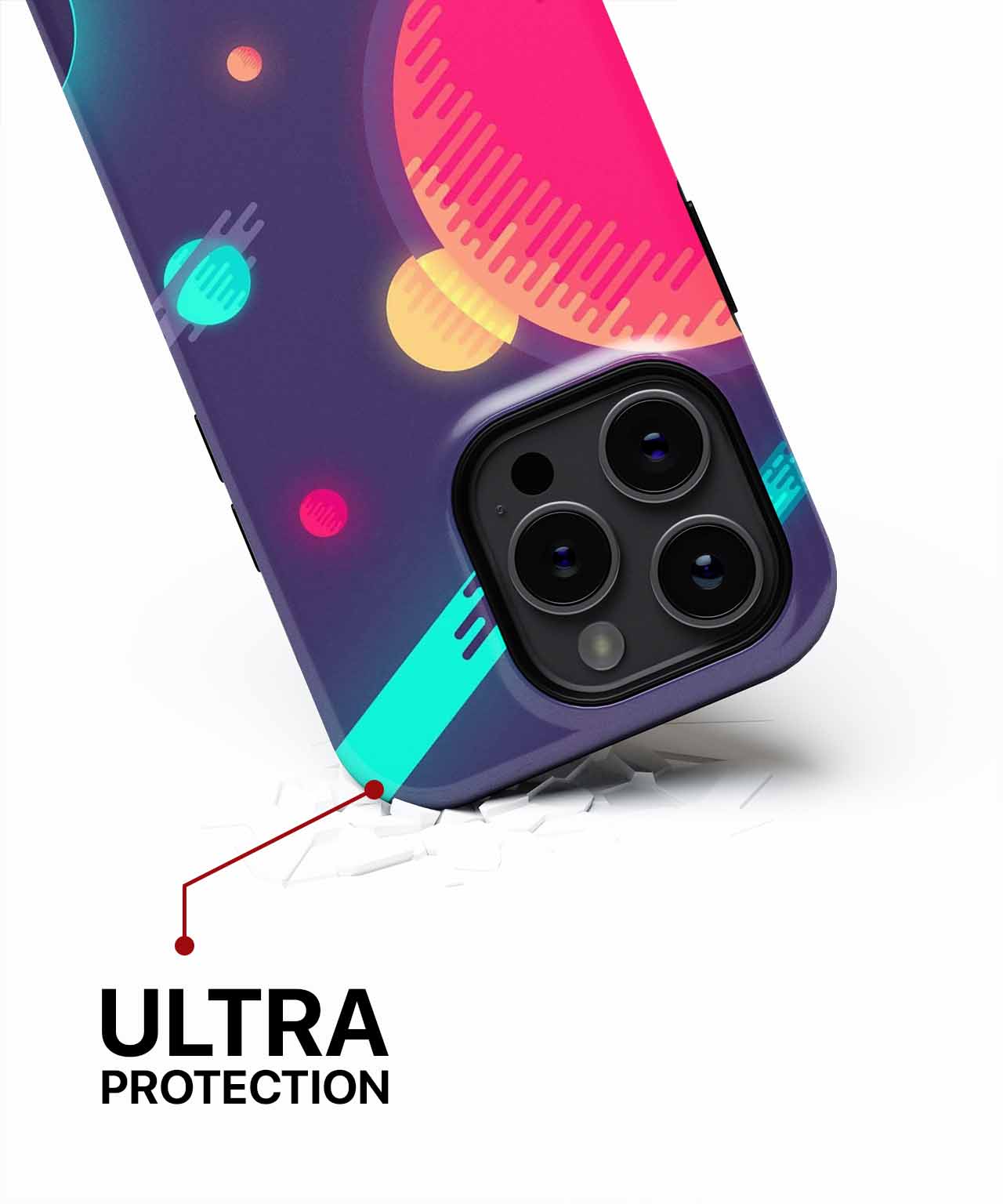 Cosmic Adventures in Colorful Space iPhone case Case Cazify - Delivery Canada