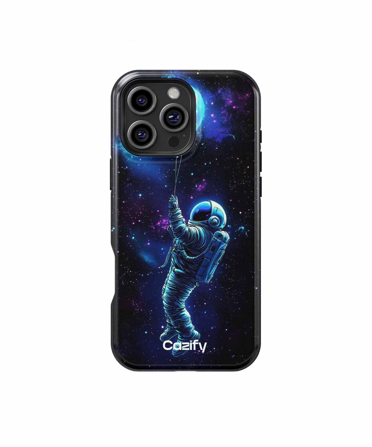 Cosmic Balloon Adventure in Space iPhone case Case Cazify - Delivery Canada