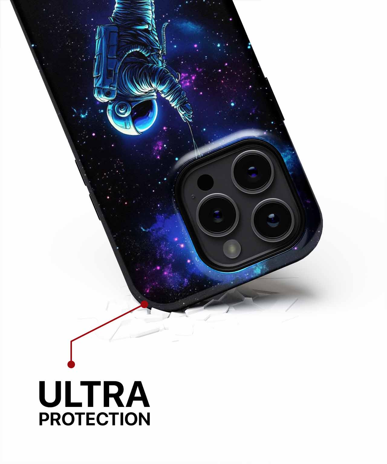 Cosmic Balloon Adventure in Space iPhone case Case Cazify - Delivery Canada