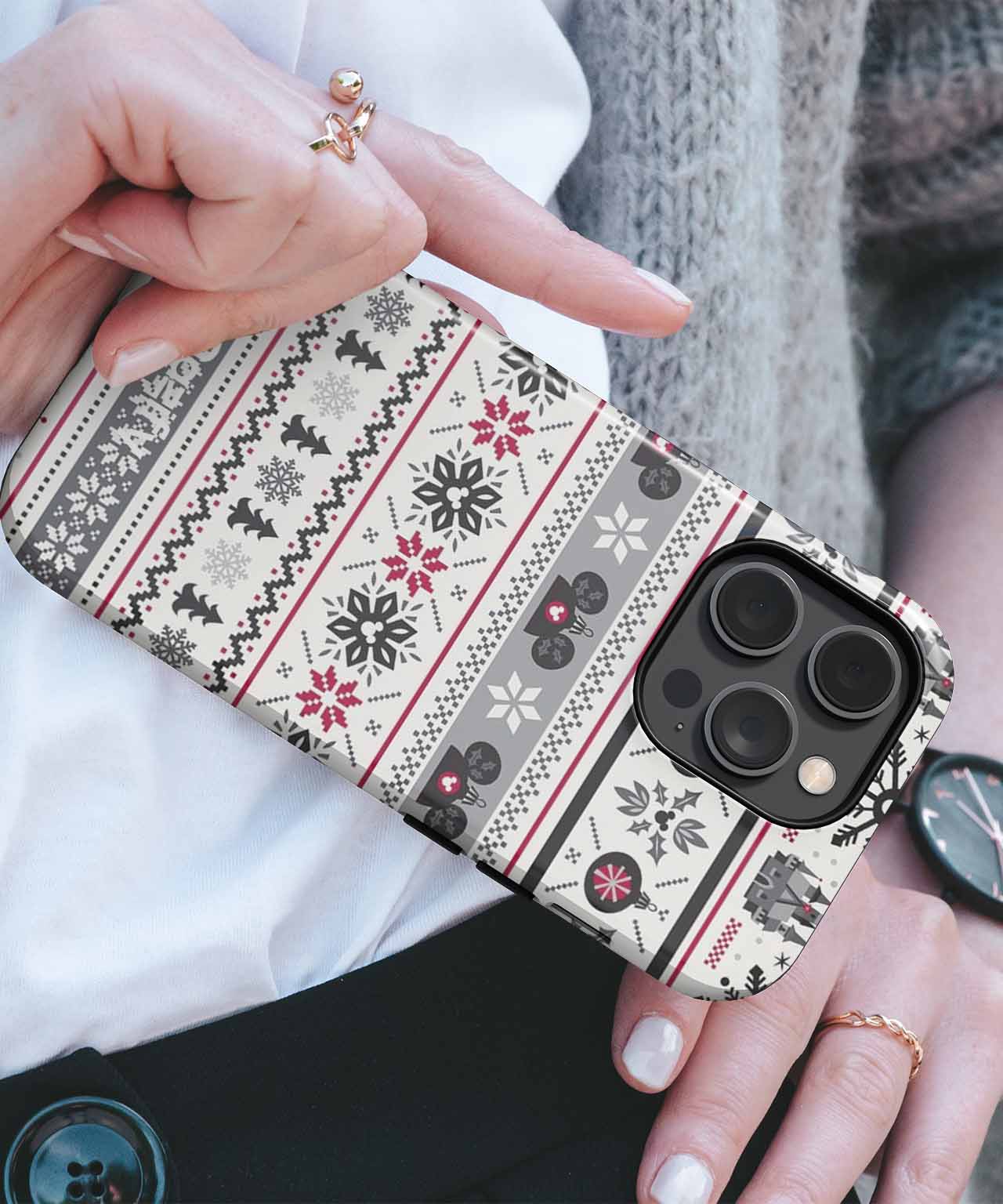 Cozy Festive Winter Wonderland Patterns iPhone case Case Cazify - Delivery Canada