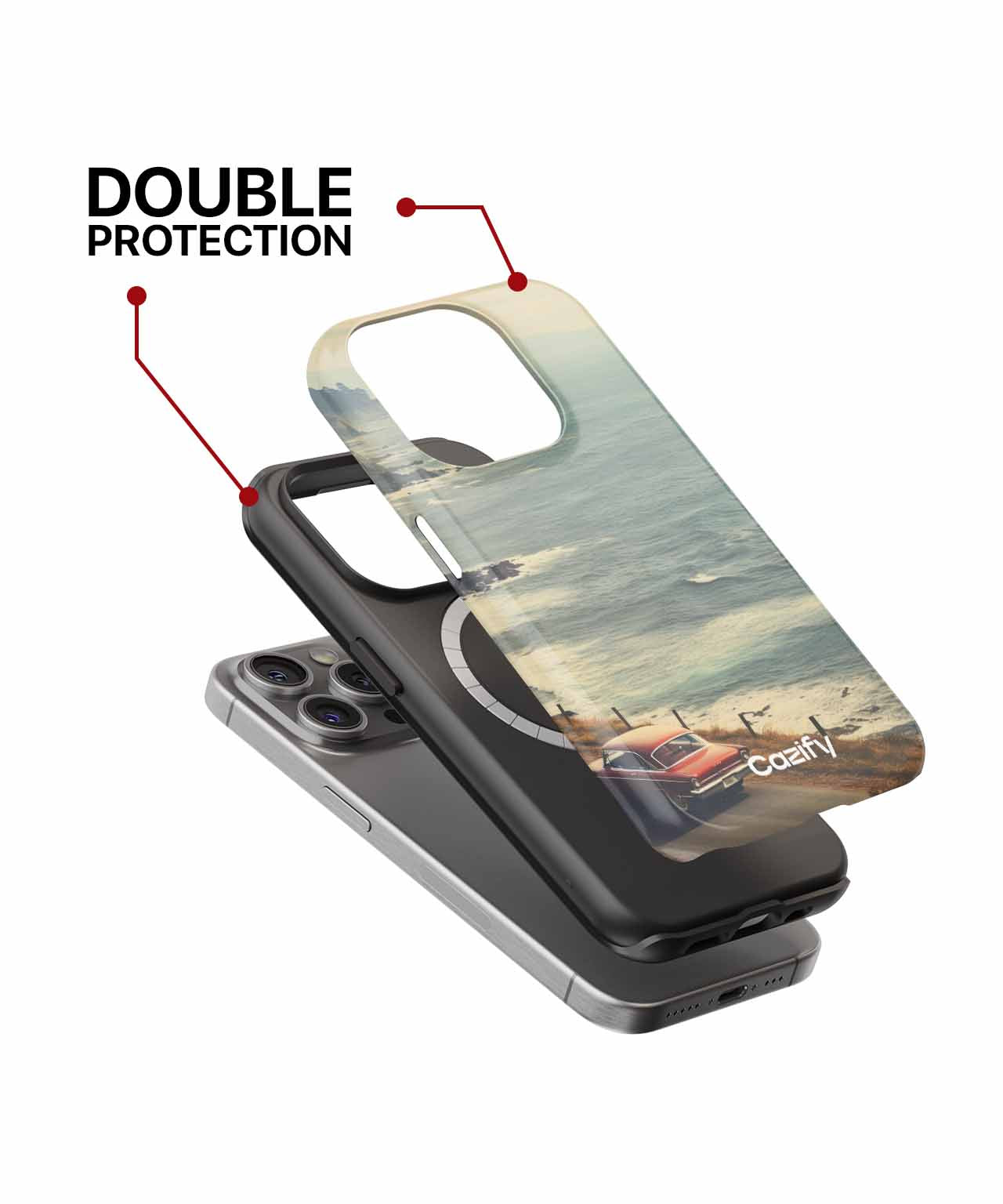Cruising Down Coastal Highways with Style iPhone case Case Cazify - Delivery Canada