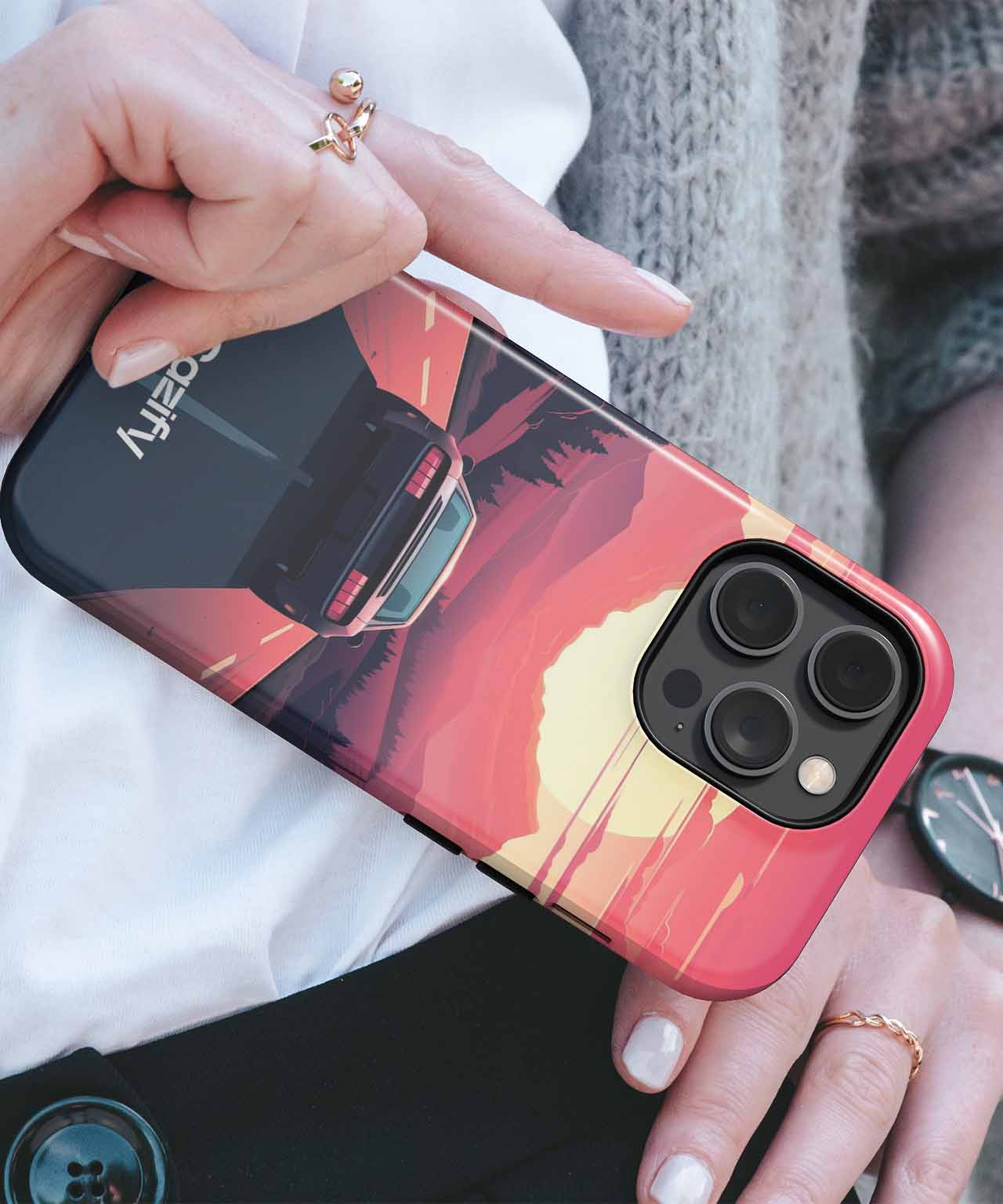 Cruising Into a Sunset Adventure iPhone case Case Cazify - Delivery Canada