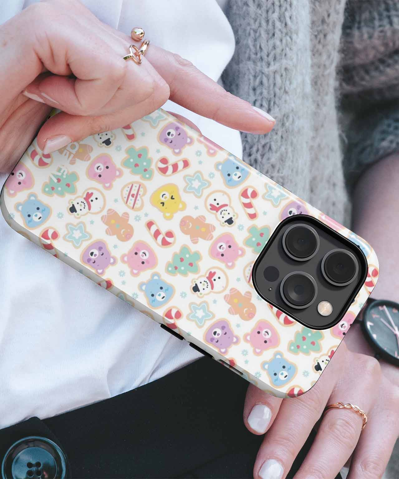 Cute and Whimsical Holiday Friends iPhone case Case Cazify - Delivery Canada