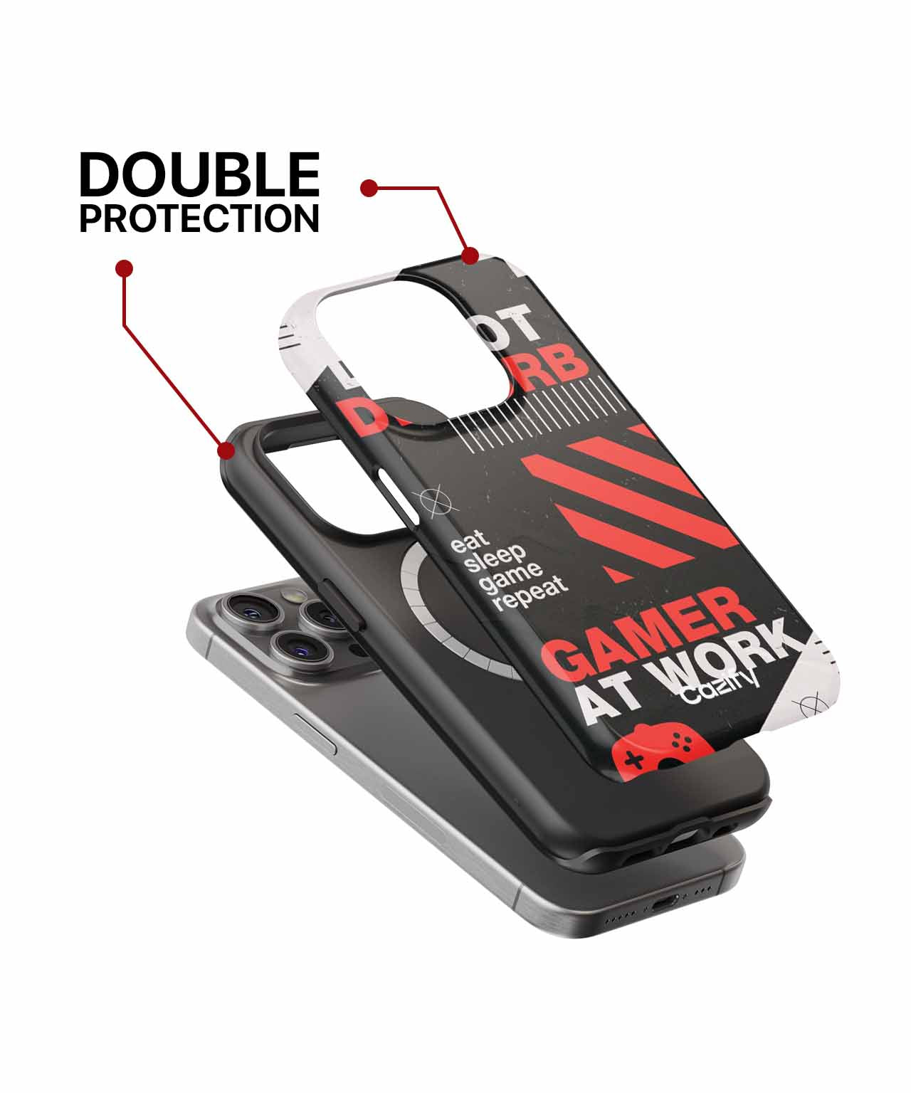 Dedicated Gamer Zone Do Not Disturb iPhone case Case Cazify - Delivery Canada