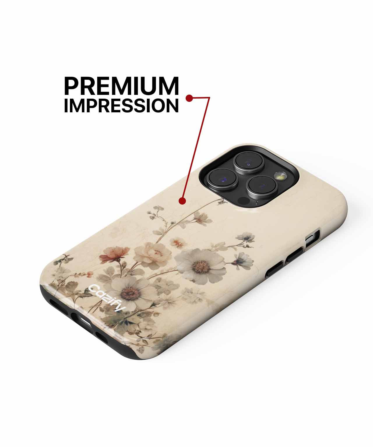 Delicate pastel floral bouquet of joy iPhone case Case Cazify - Delivery Canada