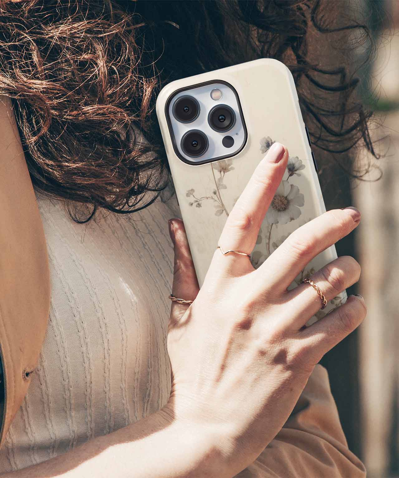 Delicate pastel floral bouquet of joy iPhone case Case Cazify - Delivery Canada