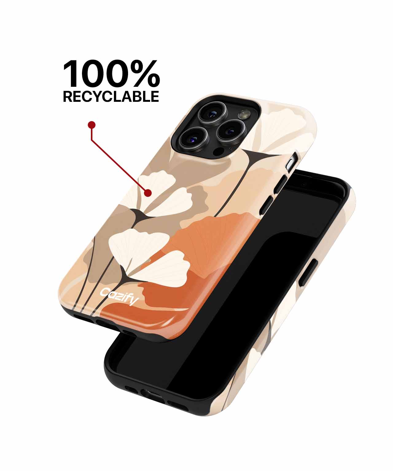 Delightful Floral Dreams with a Twist iPhone case Case Cazify - Delivery Canada