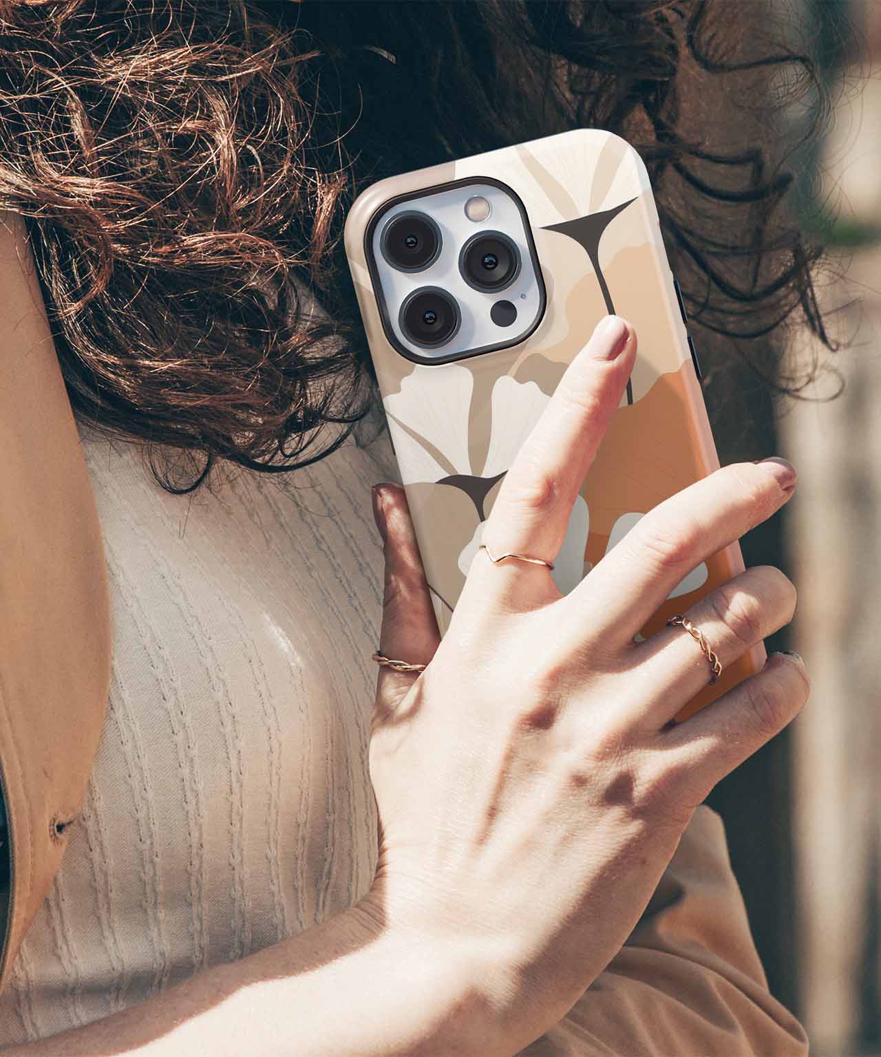 Delightful Floral Dreams with a Twist iPhone case Case Cazify - Delivery Canada