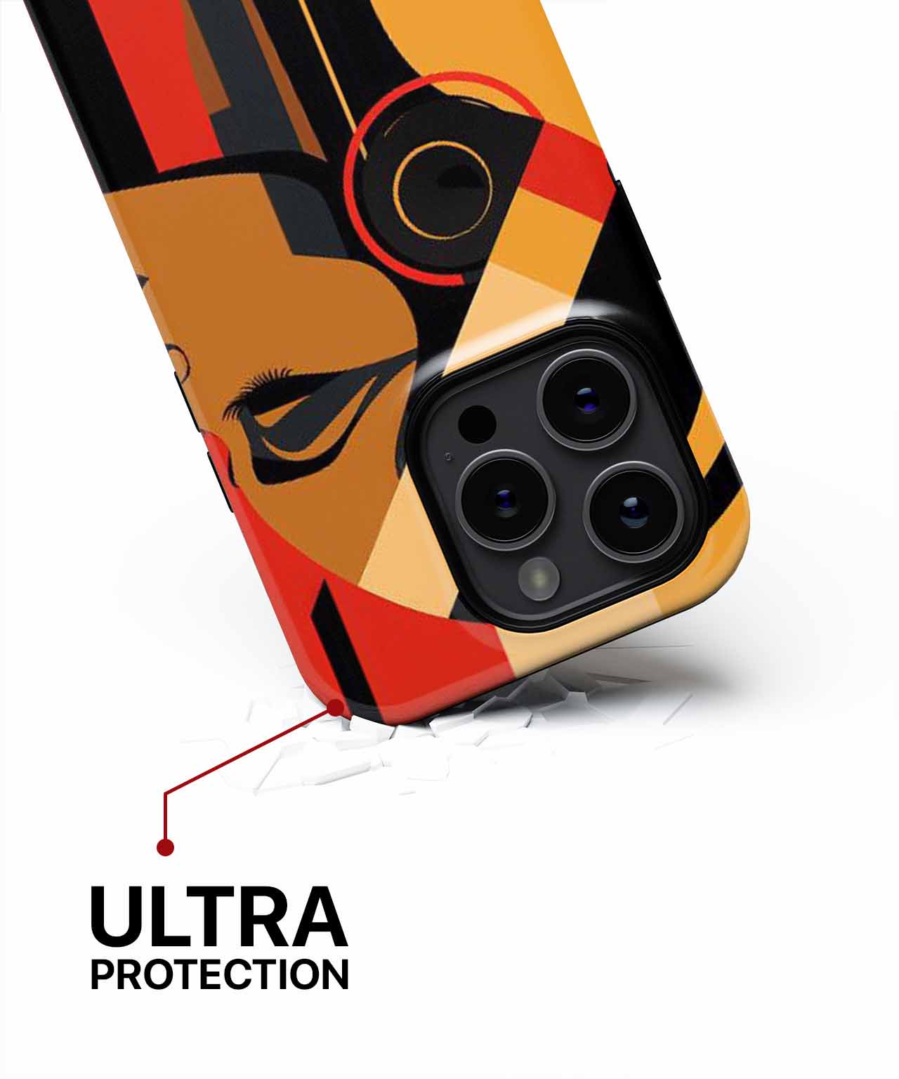 Elegant African Queen in Vibrant Colors iPhone case Case Cazify - Delivery Canada
