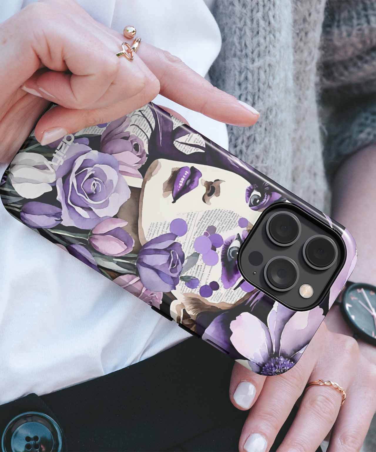 Elegant Floral Dreamscape with a Touch of Whimsy iPhone case Case Cazify - Delivery Canada