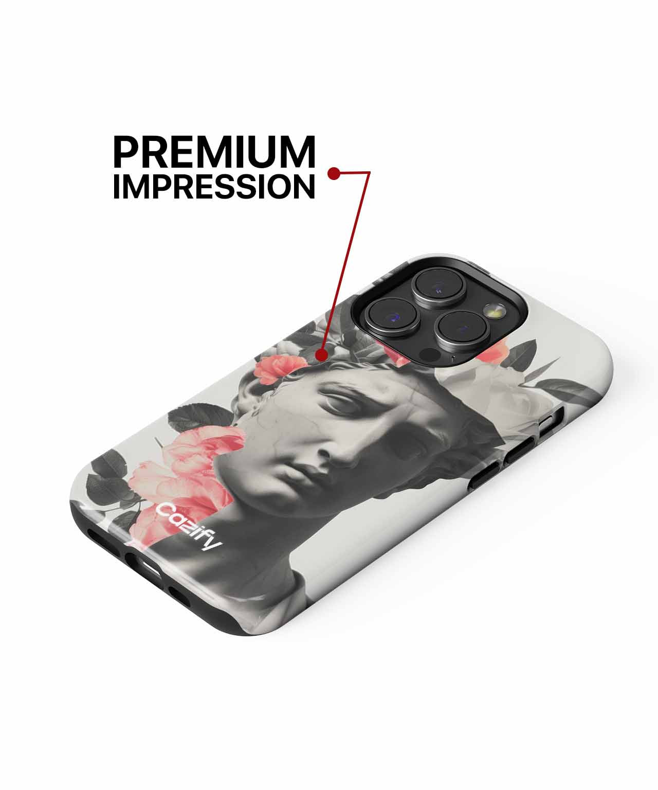 Elegant Floral Statue Magic iPhone case Case Cazify - Delivery Canada