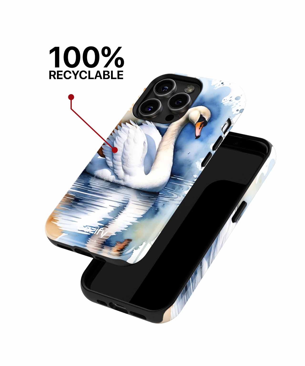 Elegant Water Dancer Gliding Gracefully iPhone case Case Cazify - Delivery Canada