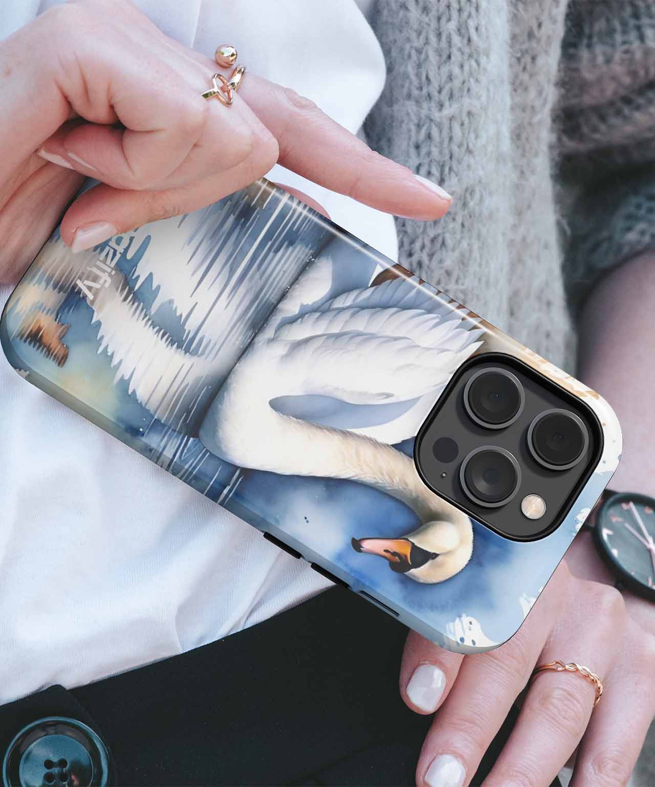 Elegant Water Dancer Gliding Gracefully iPhone case Case Cazify - Delivery Canada