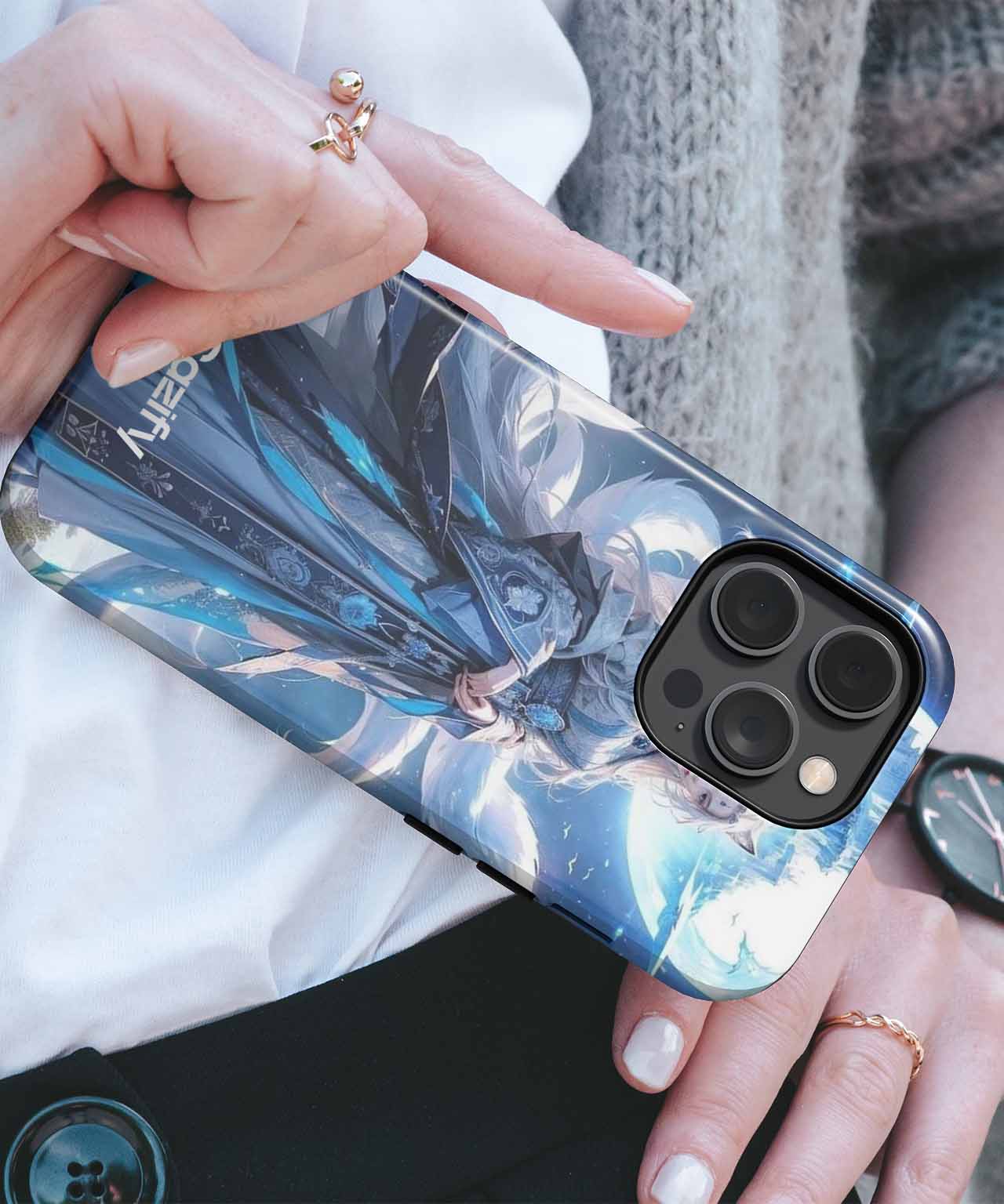 Enchanting Moonlit Fox Lady iPhone case Case Cazify - Delivery Canada